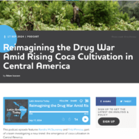 Reimagining the Drug War Amid Rising Coca Cultivation in Central America – WOLA